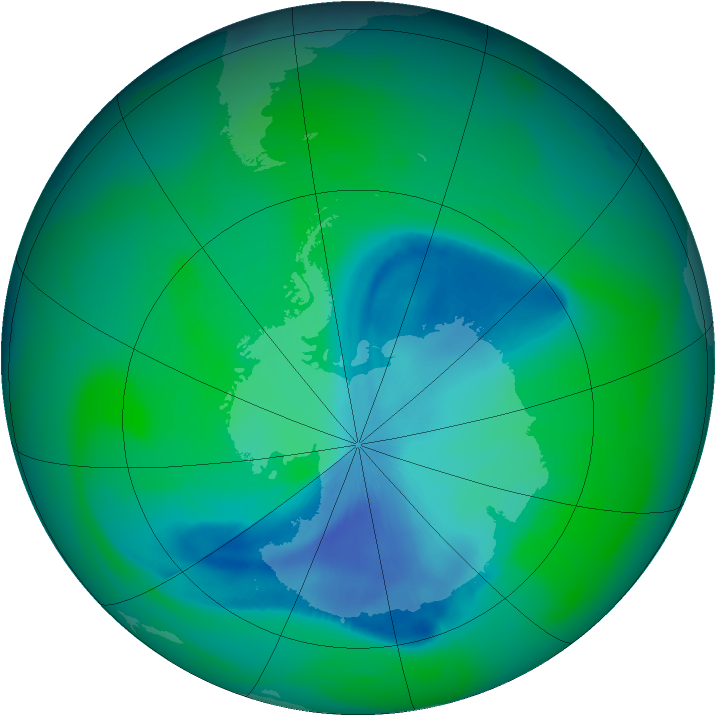 Ozone Map 2005-12-05